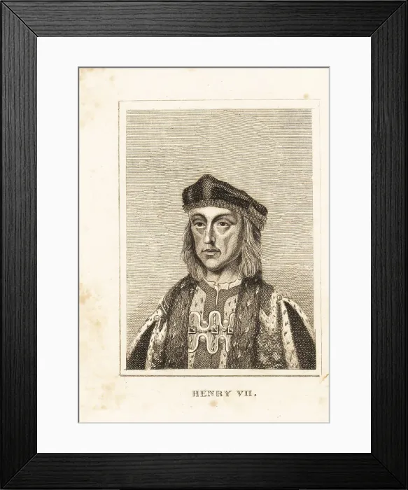 Framed Print : Portrait of King Henry VII of England, 1457-1509 Framed Print : Portrait of King Henry VII of England, 1457-1509