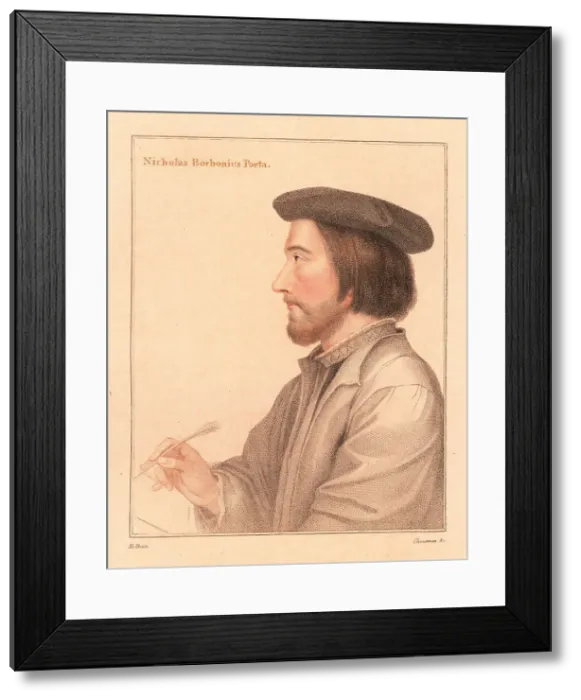 Framed Print : Nicholas Borbonius, Latin poet and tutor Framed Print : Nicholas Borbonius, Latin poet and tutor