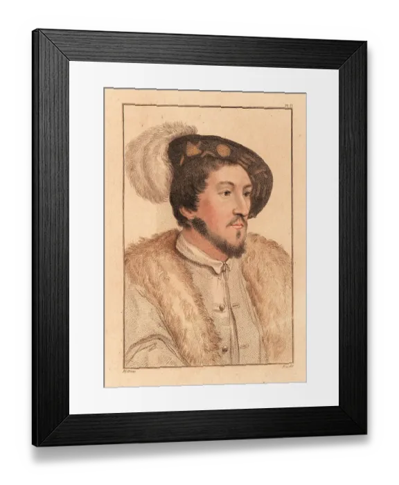 Framed Print : Portrait of an unknown man, court of King Henry VIII, c. 1532 Framed Print : Portrait of an unknown man, court of King Henry VIII, c. 1532