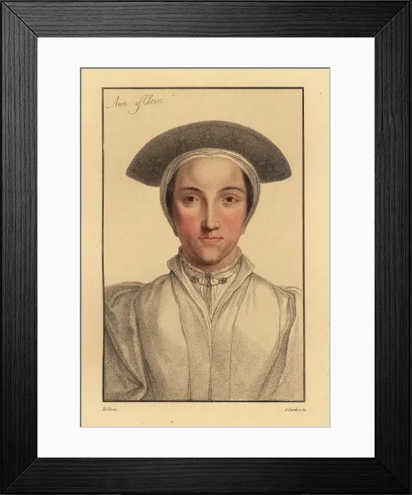 Framed Print : Anne of Cleves or Amalia of Cleves Framed Print : Anne of Cleves or Amalia of Cleves