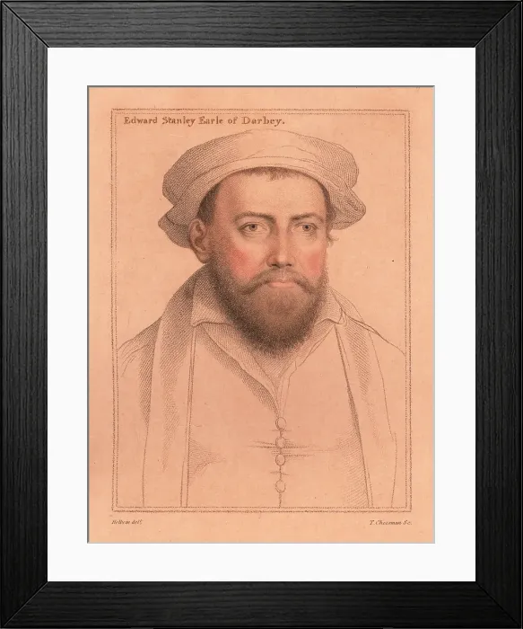Framed Print : Edward Stanley, 3rd Earl of Derby Framed Print : Edward Stanley, 3rd Earl of Derby