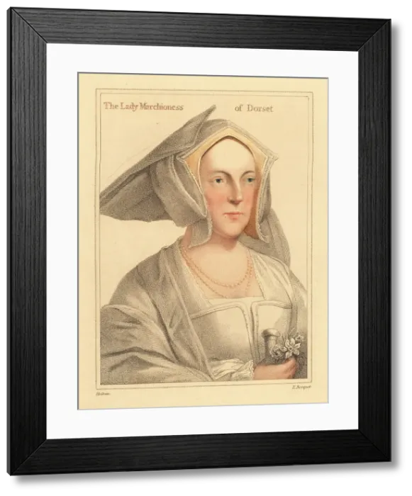 Framed Print : Margaret Wotton, Marchioness of Dorset, 1487-1541 Framed Print : Margaret Wotton, Marchioness of Dorset, 1487-1541