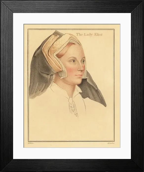 Framed Print : Margaret, Lady Elyot, died 1569 Framed Print : Margaret, Lady Elyot, died 1569