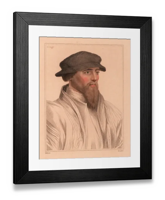 Framed Print : Sir John Gage, English courtier and politician, 1479-1556 Framed Print : Sir John Gage, English courtier and politician, 1479-1556