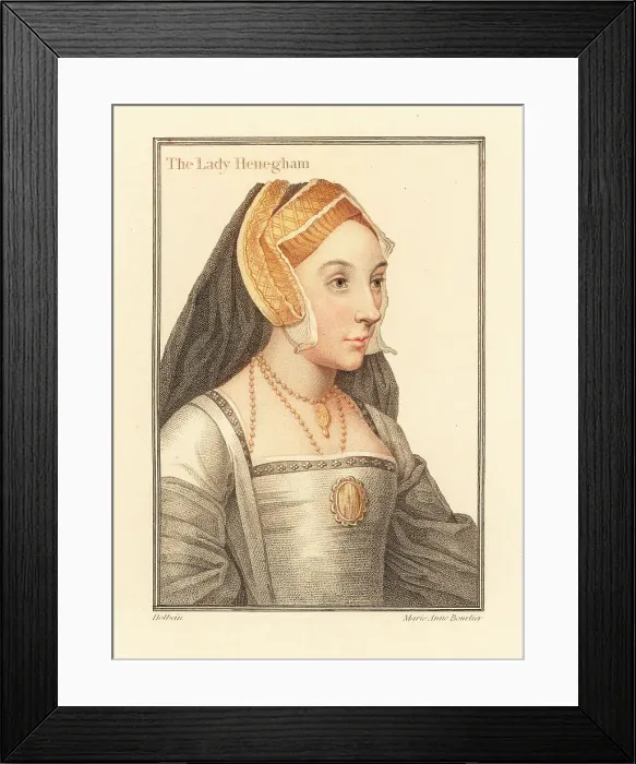 Framed Print : Mary Shelton, Lady Heveningham Framed Print : Mary Shelton, Lady Heveningham