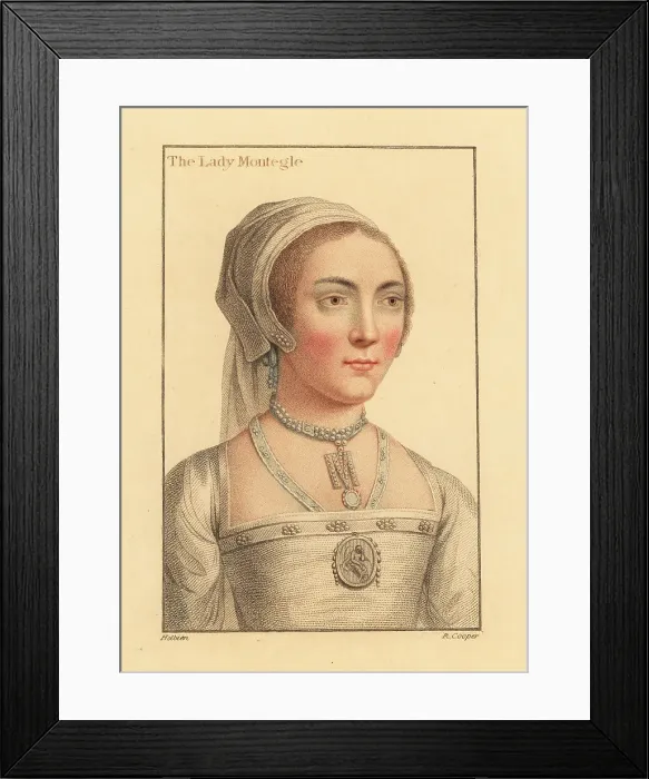 Framed Print : Lady Mary Brandon, Baroness Monteagle, 1510 - c.1544 Framed Print : Lady Mary Brandon, Baroness Monteagle, 1510 - c.1544