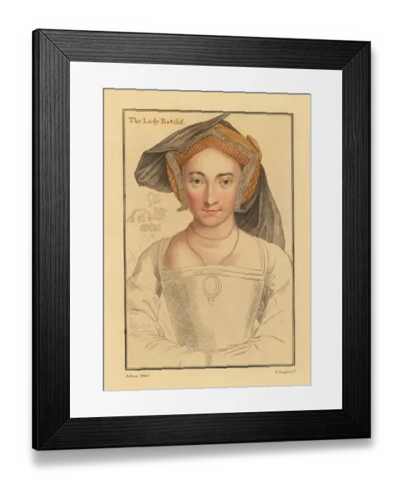 Framed Print : Mary Radcliffe, wife of Robert, 1st Earl of Sussex Framed Print : Mary Radcliffe, wife of Robert, 1st Earl of Sussex