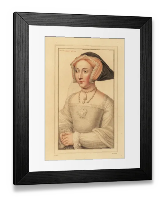 Framed Print : Jane Seymour, Queen of England, third wife of King Henry VIII Framed Print : Jane Seymour, Queen of England, third wife of King Henry VIII