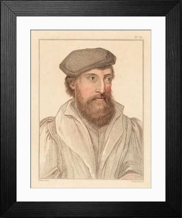 Framed Print : Portrait of an unknown man, court of King Henry VIII, c. 1532 Framed Print : Portrait of an unknown man, court of King Henry VIII, c. 1532