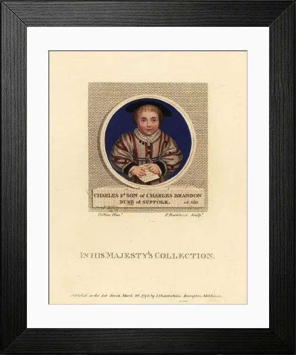 Framed Print : Charles Brandon, 3rd Duke of Suffolk, 1537-1551 Framed Print : Charles Brandon, 3rd Duke of Suffolk, 1537-1551
