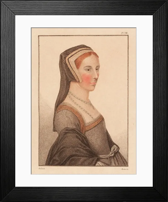 Framed Print : Anne Cresacre, aged 15, ward of Sir Thomas More Framed Print : Anne Cresacre, aged 15, ward of Sir Thomas More