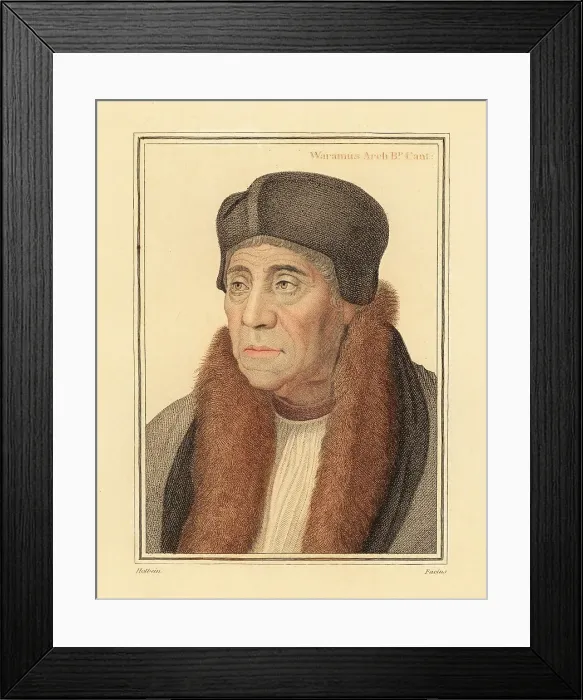Framed Print : William Warham, Archbishop of Canterbury, 1450-1532 Framed Print : William Warham, Archbishop of Canterbury, 1450-1532