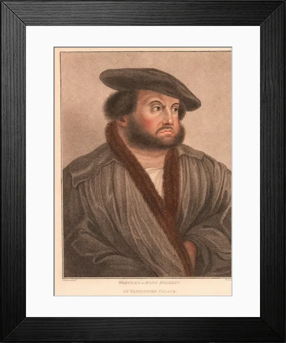 Framed Print : Self-portrait of the artist Hans Holbein at Kensington Palace Framed Print : Self-portrait of the artist Hans Holbein at Kensington Palace