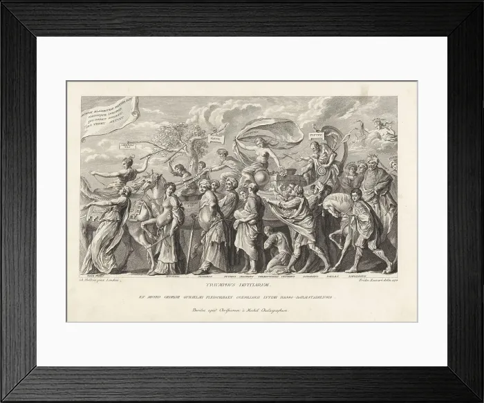 Framed Print : Allegorical procession of the Triumph of Wealth Framed Print : Allegorical procession of the Triumph of Wealth