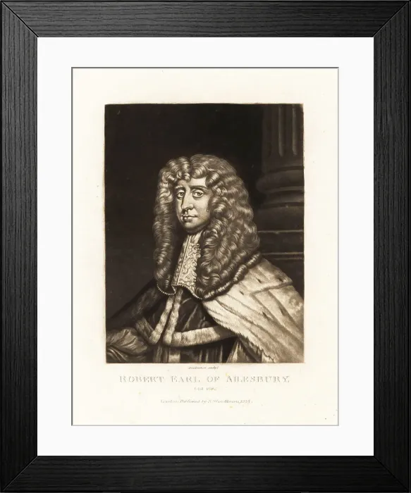 Framed Print : Robert Bruce, 1st Earl of Ailesbury, Scottish politician and cou