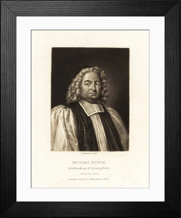 Framed Print : Michael Boyle, 1609-1702, Church of Ireland bishop Framed Print : Michael Boyle, 1609-1702, Church of Ireland bishop