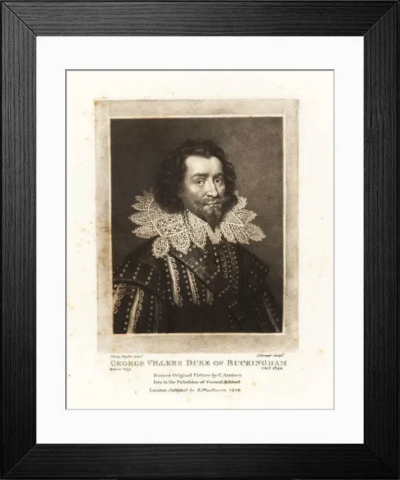 Framed Print : George Villiers, 1st Duke of Buckingham Framed Print : George Villiers, 1st Duke of Buckingham
