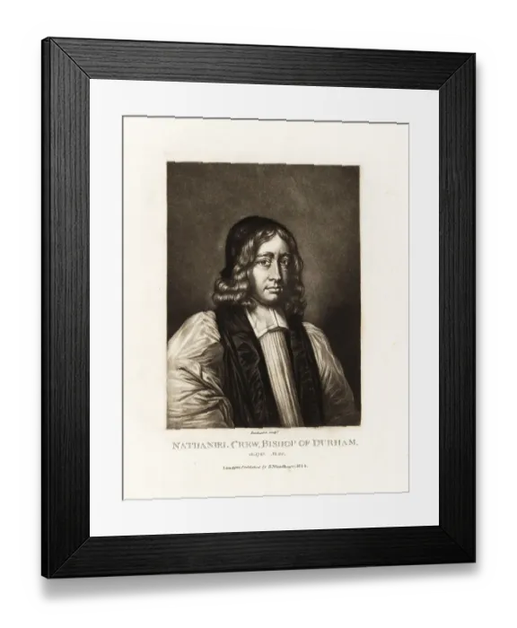 Framed Print : Nathaniel Crew, 3rd Baron Crew, Bishop of Durham Framed Print : Nathaniel Crew, 3rd Baron Crew, Bishop of Durham