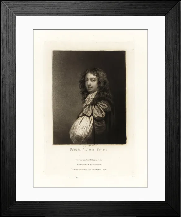 Framed Print : Ford Grey, 1st Earl of Tankerville, English politician Framed Print : Ford Grey, 1st Earl of Tankerville, English politician