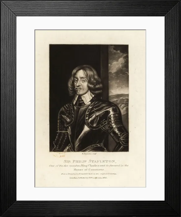 Framed Print : Sir Philip Stapleton of Wighill Framed Print : Sir Philip Stapleton of Wighill