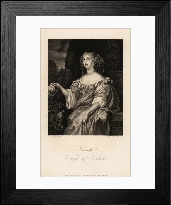 Framed Print : Henrietta Hyde, Countess of Rochester, 1646-1687 Framed Print : Henrietta Hyde, Countess of Rochester, 1646-1687