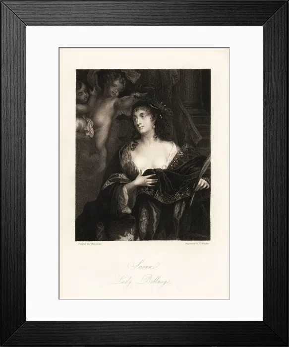 Framed Print : Susan Armine, Lady Bellasys, widow of Sir Henry Bellasys, died 1 Framed Print : Susan Armine, Lady Bellasys, widow of Sir Henry Bellasys, died 1