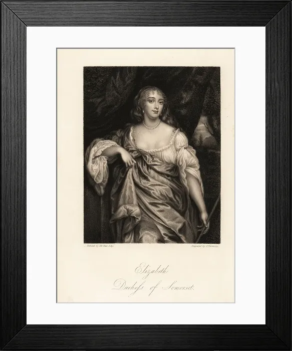 Framed Print : Lady Elizabeth Seymour, Duchess of Somerset, heiress and friend Framed Print : Lady Elizabeth Seymour, Duchess of Somerset, heiress and friend