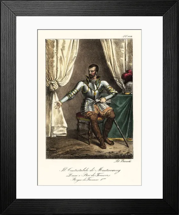 Framed Print : Anne, Duke of Montmorency, 1493-1567 Framed Print : Anne, Duke of Montmorency, 1493-1567