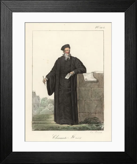 Framed Print : Clement Marot, French Renaissance poet Framed Print : Clement Marot, French Renaissance poet