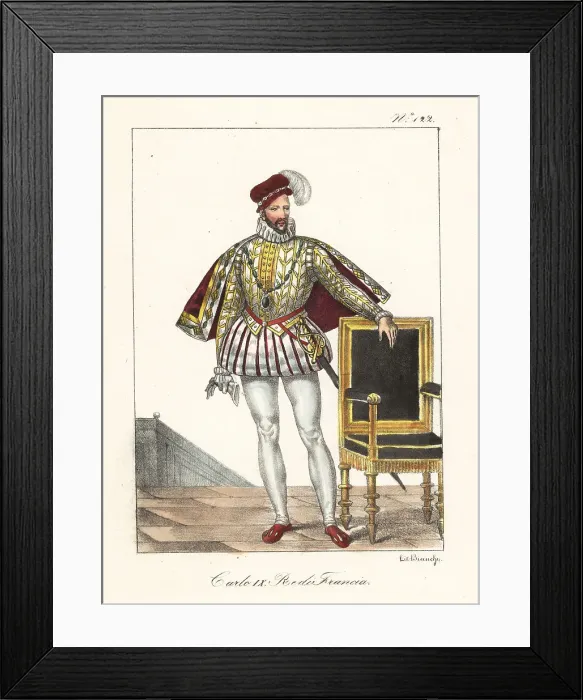 Framed Print : King Charles IX of France, 1550-1574 Framed Print : King Charles IX of France, 1550-1574