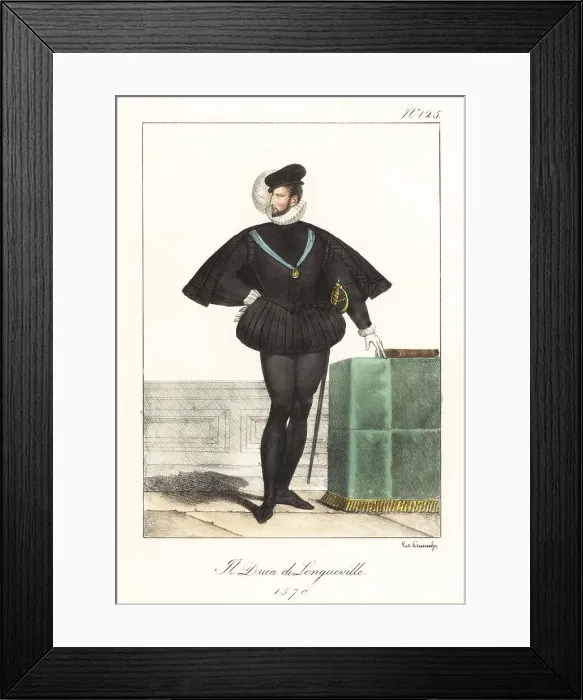 Framed Print : Leonor d'Orleans, Duke of Longueville, 1570 Framed Print : Leonor d'Orleans, Duke of Longueville, 1570
