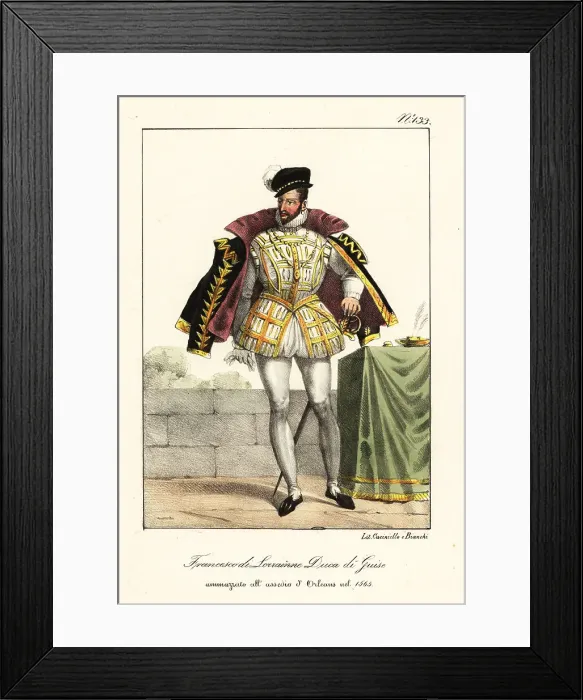 Framed Print : Francis de Lorraine II, Prince of Joinville, Duke of Guise Framed Print : Francis de Lorraine II, Prince of Joinville, Duke of Guise