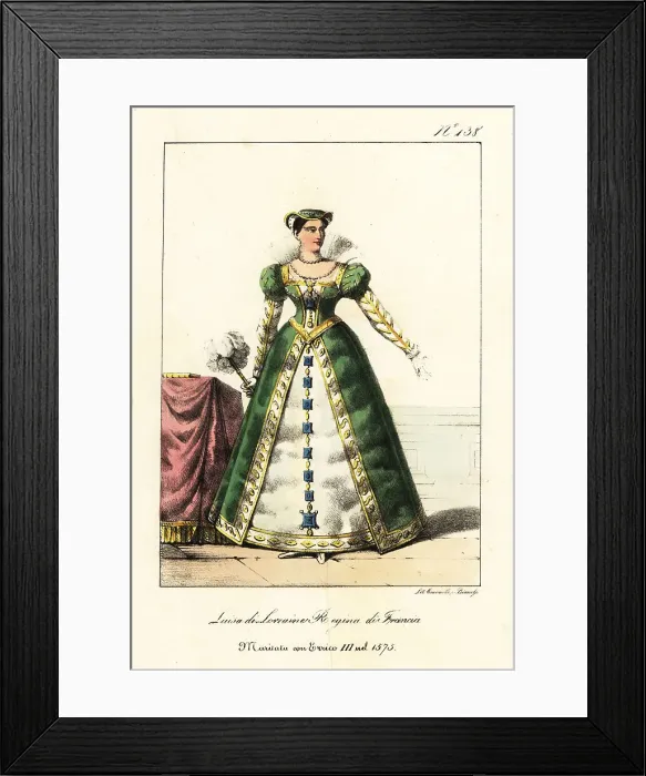 Framed Print : Louise of Lorraine, Queen of France, 1575 Framed Print : Louise of Lorraine, Queen of France, 1575
