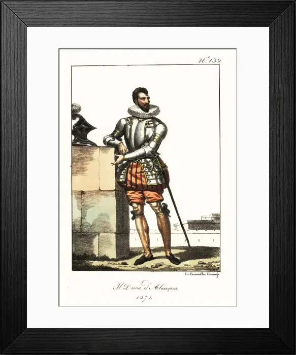 Framed Print : Monsieur Francis, Duke of Anjou and Alençon, 1575 Framed Print : Monsieur Francis, Duke of Anjou and Alençon, 1575