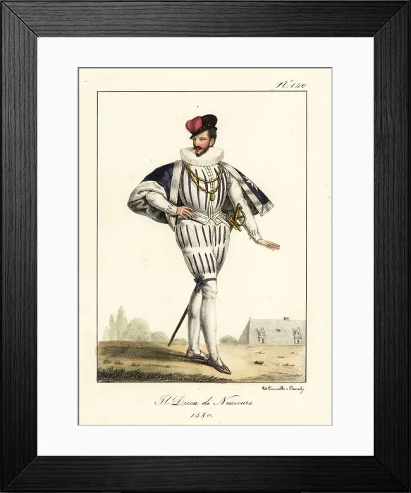 Framed Print : Jacques of Savoy, 2nd Duke of Nemours, 1580 Framed Print : Jacques of Savoy, 2nd Duke of Nemours, 1580