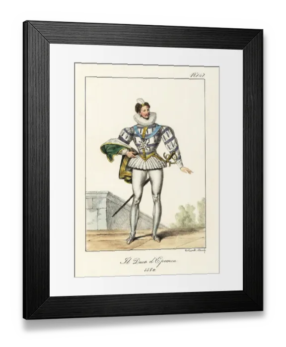 Framed Print : Jean Louis de Nogaret de La Valette, Duke of Epernon, 1580 Framed Print : Jean Louis de Nogaret de La Valette, Duke of Epernon, 1580