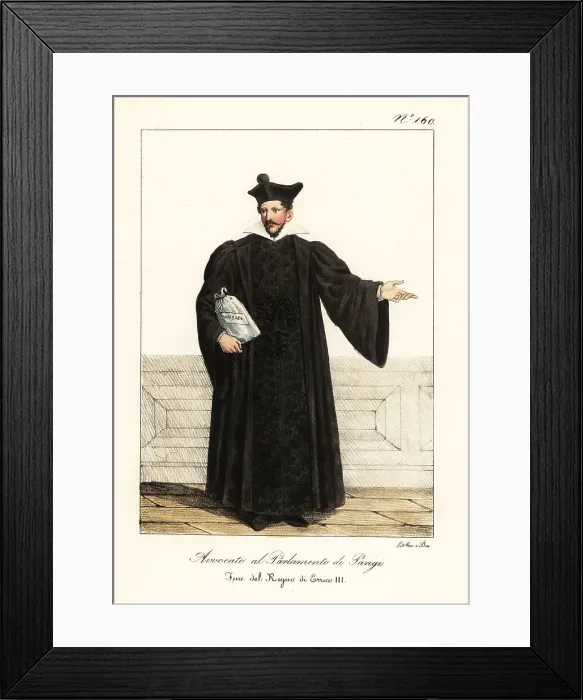 Framed Print : Advocate to the Parlement de Paris, 1580s Framed Print : Advocate to the Parlement de Paris, 1580s