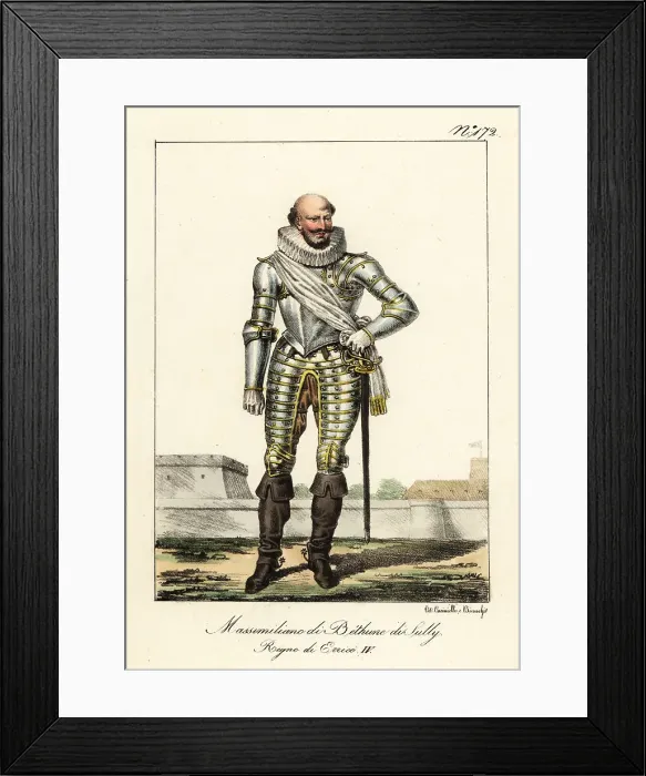 Framed Print : Maximilien de Béthune, 1st Duke of Sully Framed Print : Maximilien de Béthune, 1st Duke of Sully