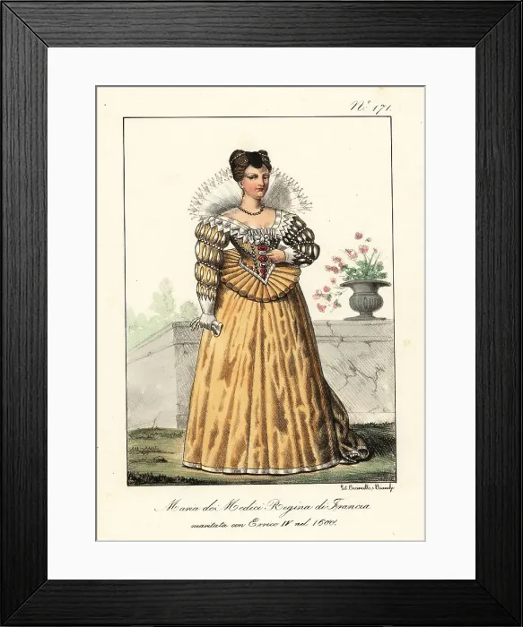 Framed Print : Marie de Medici, Queen of France Framed Print : Marie de Medici, Queen of France