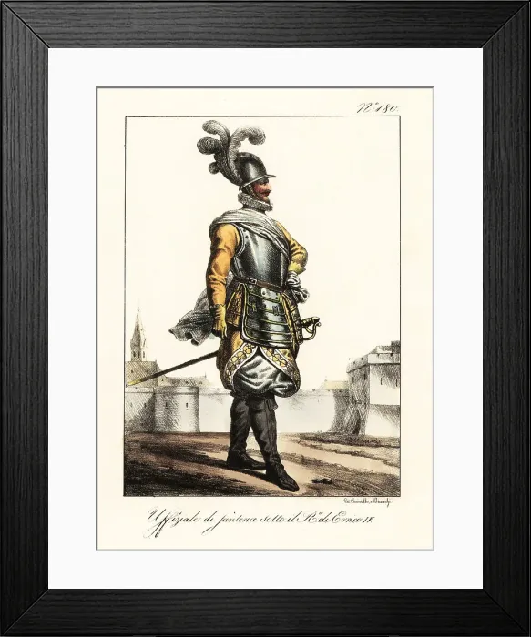 Framed Print : French infantry officer circa 1600 Framed Print : French infantry officer circa 1600