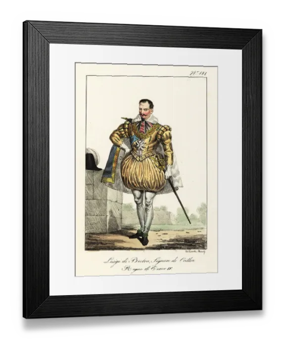 Framed Print : Louis des Balbes de Berton de Crillon, c. 1541-1615 Framed Print : Louis des Balbes de Berton de Crillon, c. 1541-1615