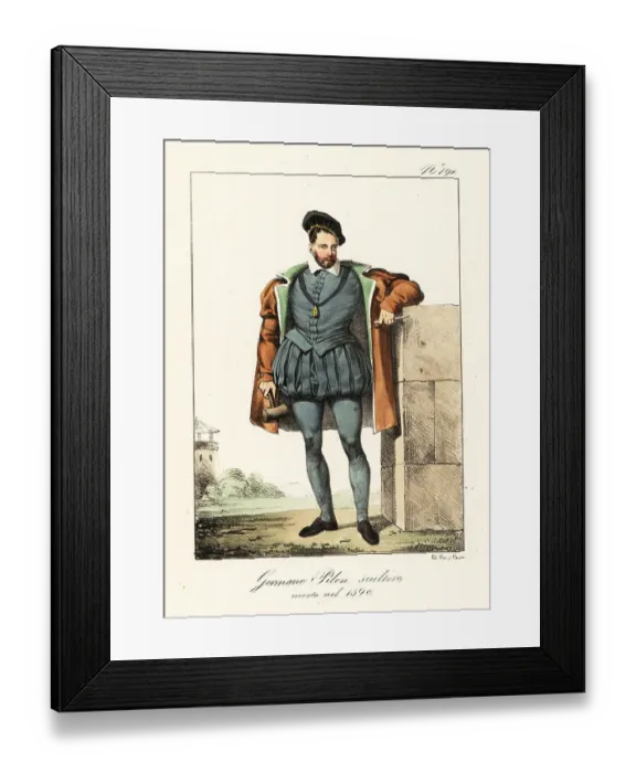 Framed Print : Germain Pilon, French Renaissance sculptor Framed Print : Germain Pilon, French Renaissance sculptor
