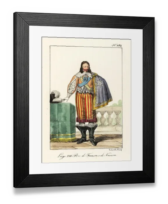 Framed Print : King Louis XIII of France and Navarre Framed Print : King Louis XIII of France and Navarre