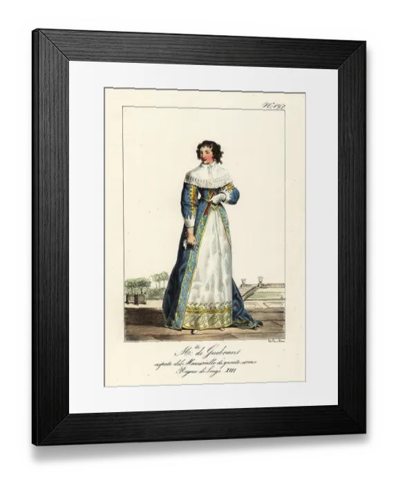 Framed Print : Anne Budes, Mademoiselle de Guebriant Framed Print : Anne Budes, Mademoiselle de Guebriant