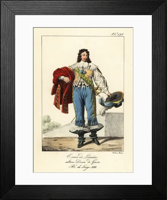 Framed Print : Henry of Lorraine, last Duke of Guise, 1578-1621 Framed Print : Henry of Lorraine, last Duke of Guise, 1578-1621
