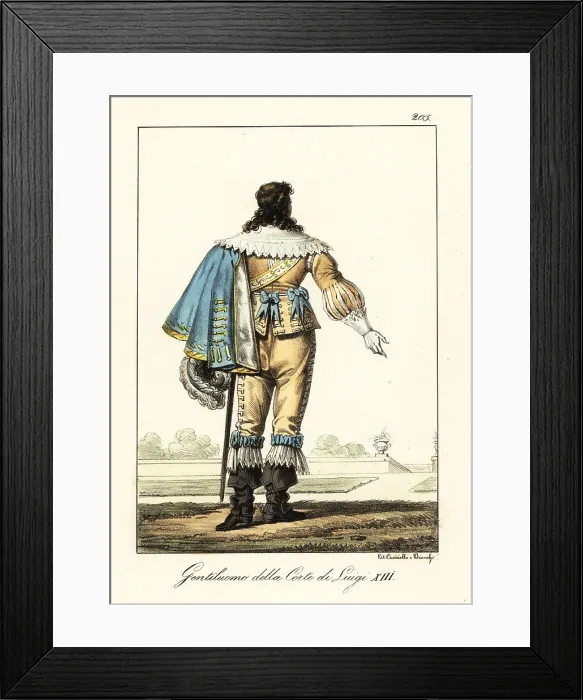 Framed Print : Gentleman at the court of King Louis XIII of France Framed Print : Gentleman at the court of King Louis XIII of France