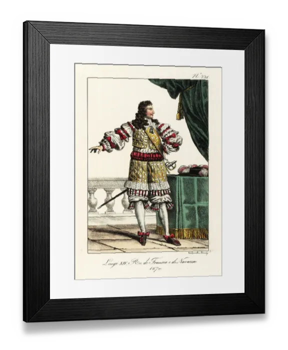 Framed Print : Portrait of King Louis XIV of France, 1670 Framed Print : Portrait of King Louis XIV of France, 1670