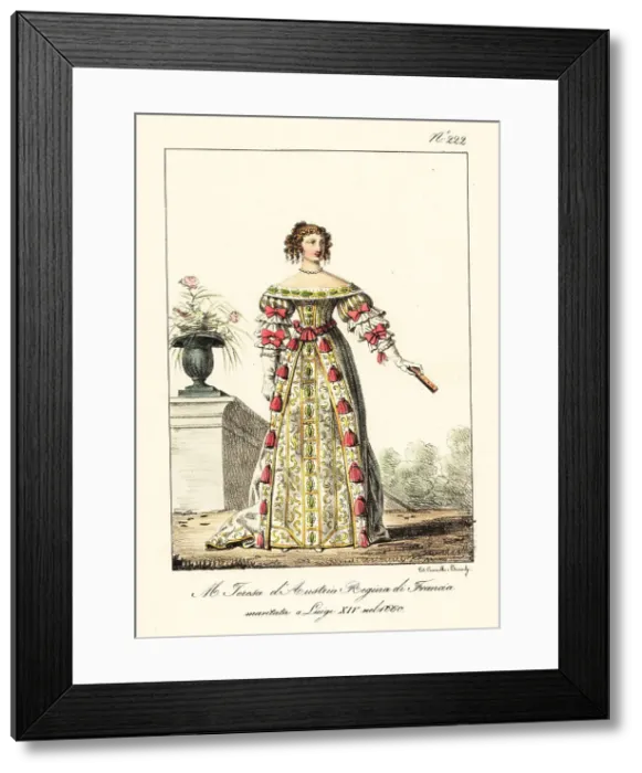 Framed Print : Portrait of Maria Theresa of Spain in 1660 Framed Print : Portrait of Maria Theresa of Spain in 1660