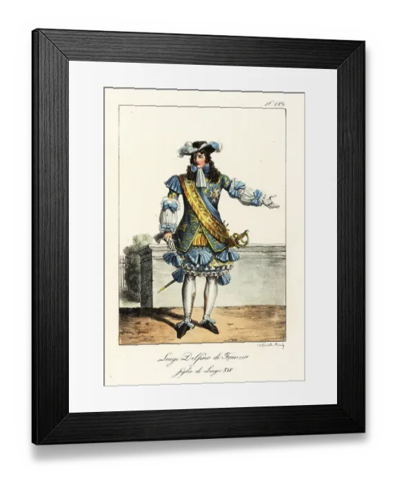 Framed Print : Louis, Grand Dauphin of France, 1661-1711 Framed Print : Louis, Grand Dauphin of France, 1661-1711