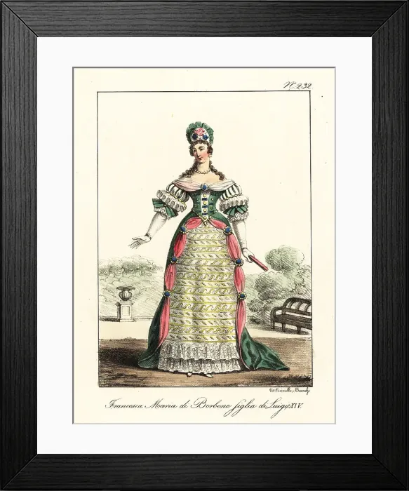 Framed Print : Françoise Marie de Bourbon, Duchess of Orleans Framed Print : Françoise Marie de Bourbon, Duchess of Orleans